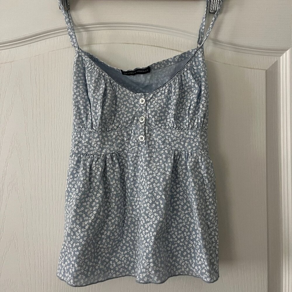 Brandy Melville Floral Tank Top